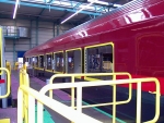 railjet im Werk Wien von Siemens